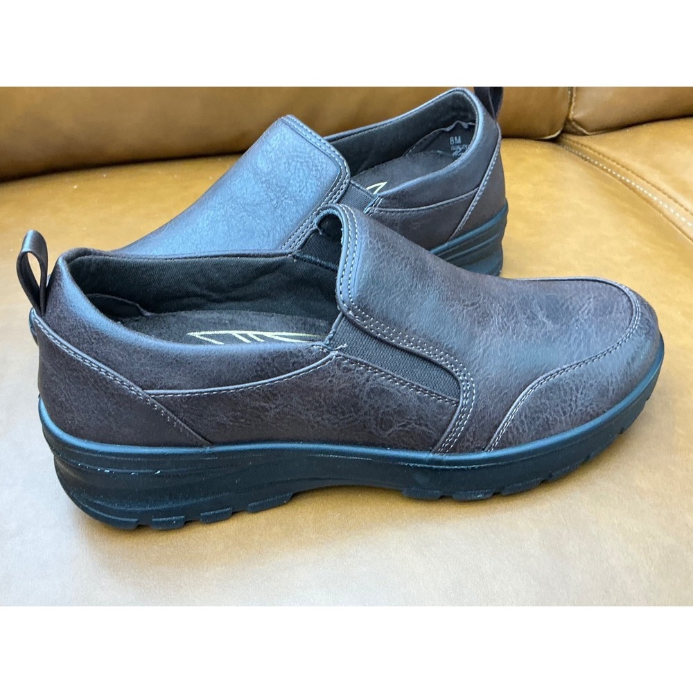 Easy Works Garland Clogs Women 8M Brown Slip Resistant Work Shoes